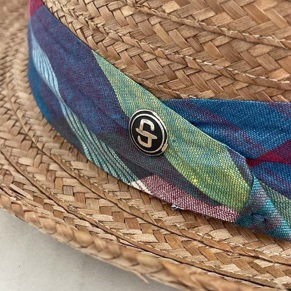 Stetson Madrigal Coconut Straw Porkpie Hat Brown Size XL - Picture 6 of 16